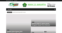 Desktop Screenshot of man22jakarta.com